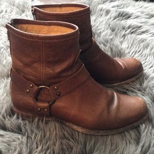 Frye Phillip Harness Short Boots